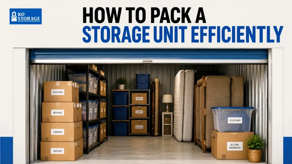 Featured image for How To Pack a Storage Unit Efficiently